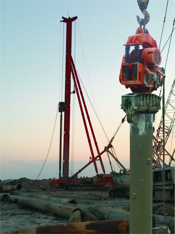 舟山中石化油品存儲工程(振拔外套管)