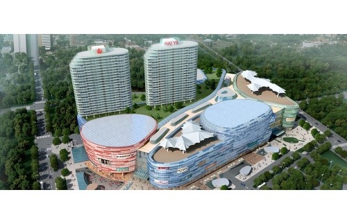 深圳海雅繽紛城44.8萬風量靜電油煙凈化器安裝案例